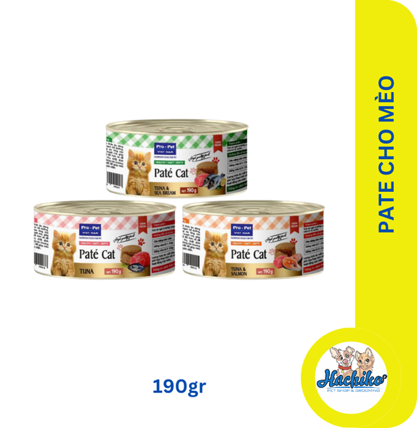 Pate cho mèo Pro-Pet Pate Cat - Lon 190gr