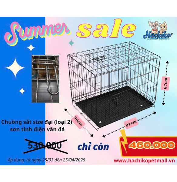Chuồng vân đá đại 94x58 ( nan mỏng )