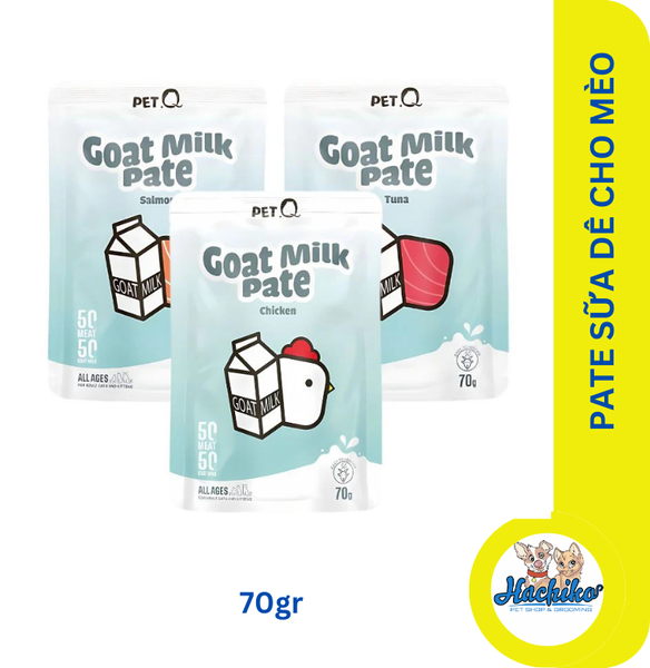 Pate sữa dê cho mèo PetQ Goat Milk - 70gr