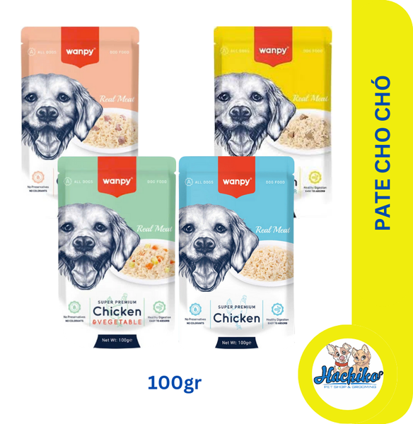 Pate cho chó Wanpy Super Premium - 100gr