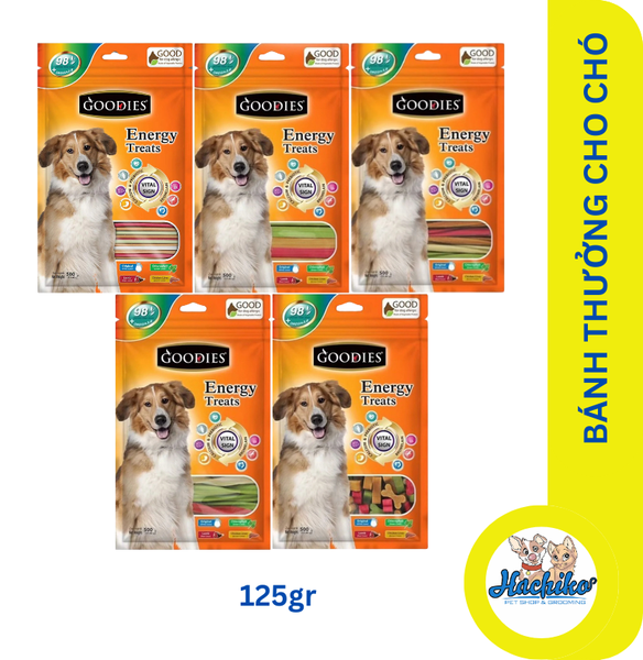 Bánh thưởng Goodies Energy Treats cho chó - 125gr/ 500gr