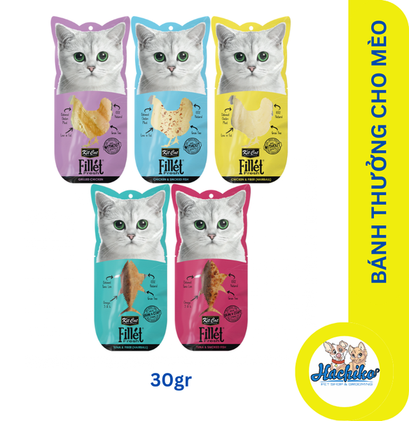 Bánh thưởng cho mèo Kit cat - Fillet cá ngừ 30gr
