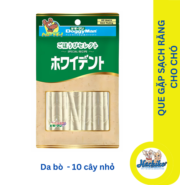 Bánh thưởng que da bò tự nhiên DoggyMan - 10 Cây Nhỏ