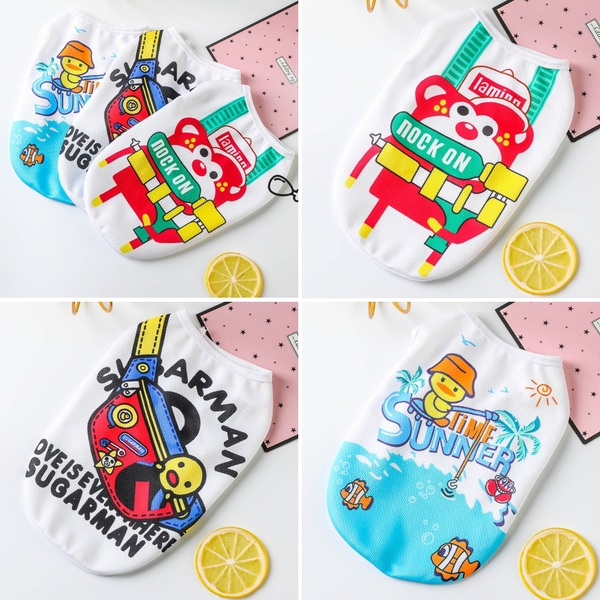Áo lưới họa tiết ngộ nghĩnh cho Chó Mèo (XS.S.M.L.XL)