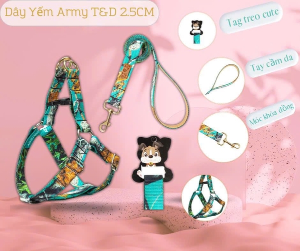 Dây yếm Arny T&D 2.5cm