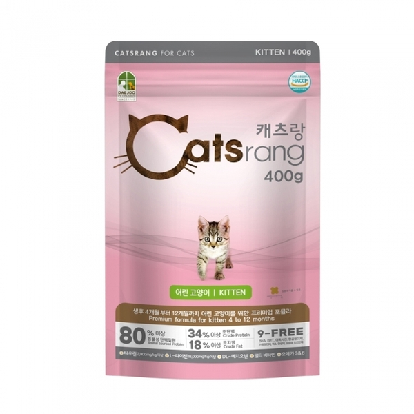 Thức ăn hạt cho mèo nhỏ Catsrang Kitten 400gr/ 1.5kg