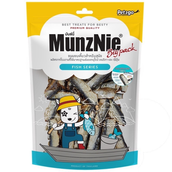 Spet Thức ăn thưởng MunzNie - Cá khô 150g