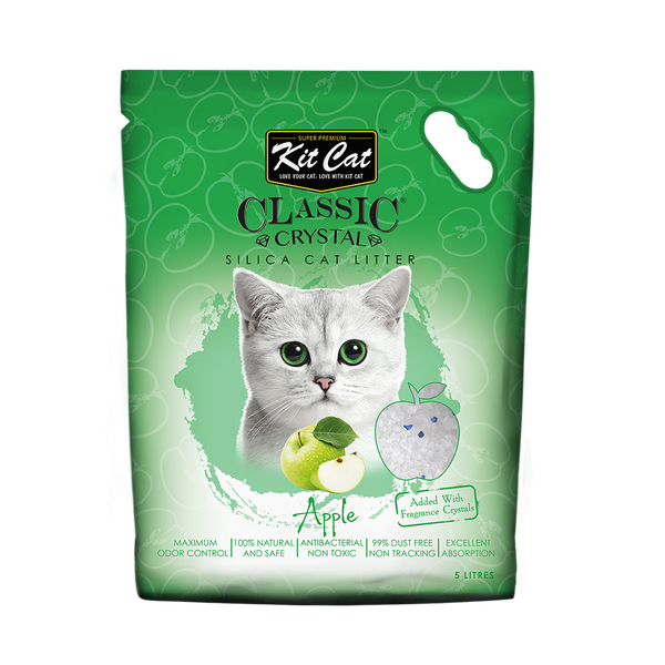 Cát mèo thủy tinh Kitcat Classic Crystal - Gói 5 lít 2.4kg