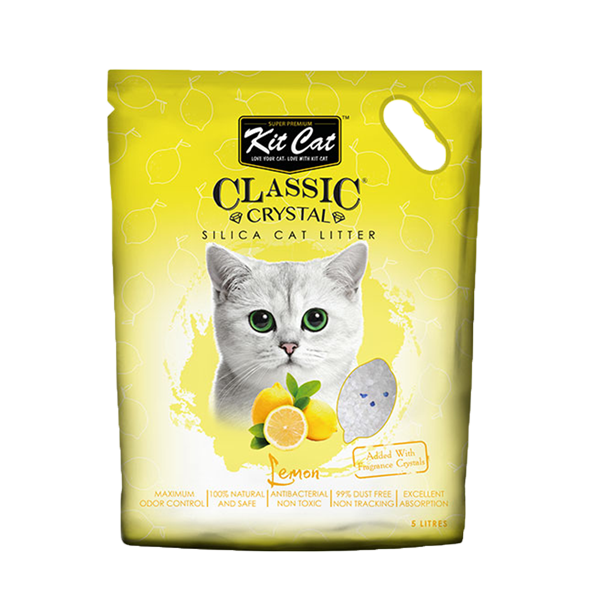 Cát mèo thủy tinh Kitcat Classic Crystal - Gói 5 lít 2.4kg