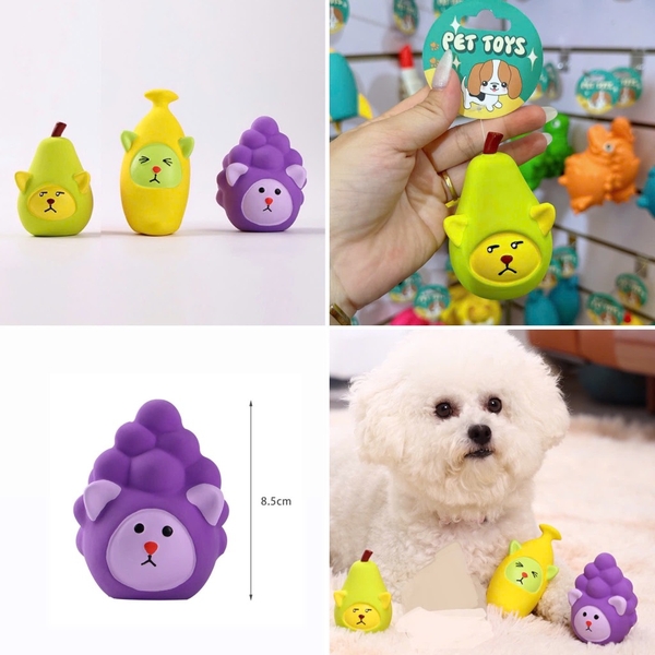 Đồ chơi cao su hoa quả - Chuối 11cm