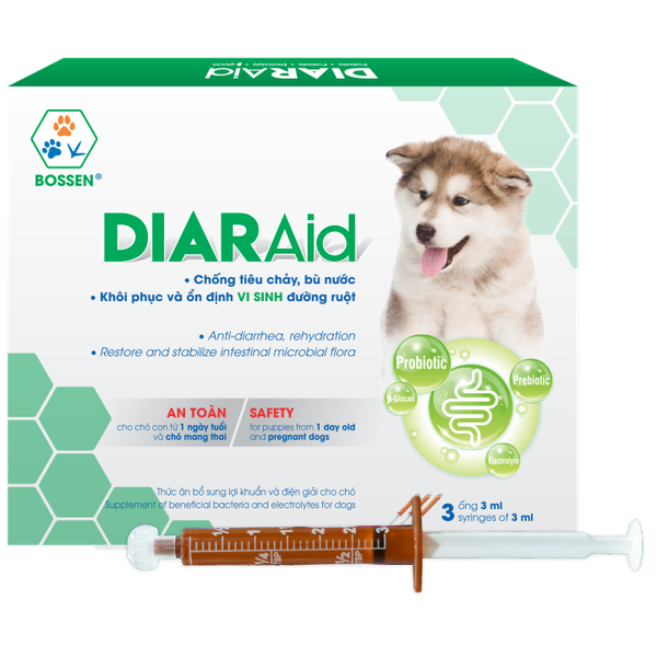 Bossen - Diaraid Men chống tiêu chảy Chó ( đơn giá hộp ) 1H3C
