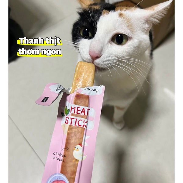 Thanh gà hấp tôm cho mèo Natural Core