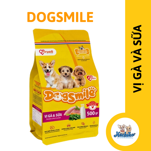 Dogsmile Thức ăn chó con Vị Gà & Sữa  500gr