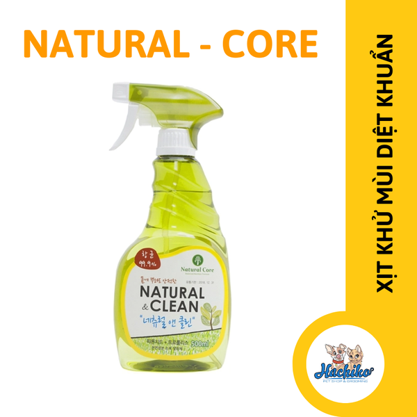 Xịt khử mùi diệt khuẩn Natural Clean 500ml cho chó mèo