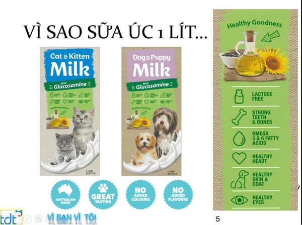 Sữa Tươi Úc Cho Chó Pets Own 1L 