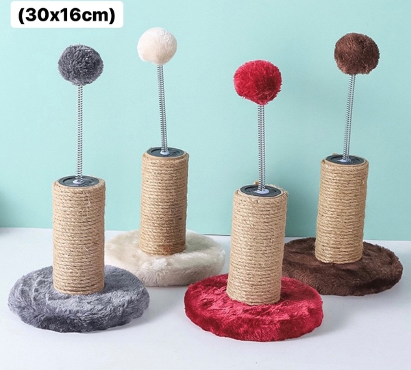 Spet Cột cào mèo lò xo kèm cục bông 30.16cm