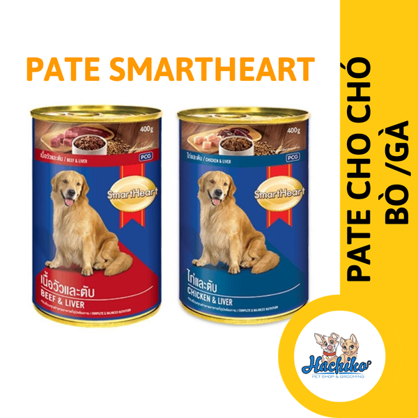 Pate cho Chó Smartheart dạng lon - 400gr
