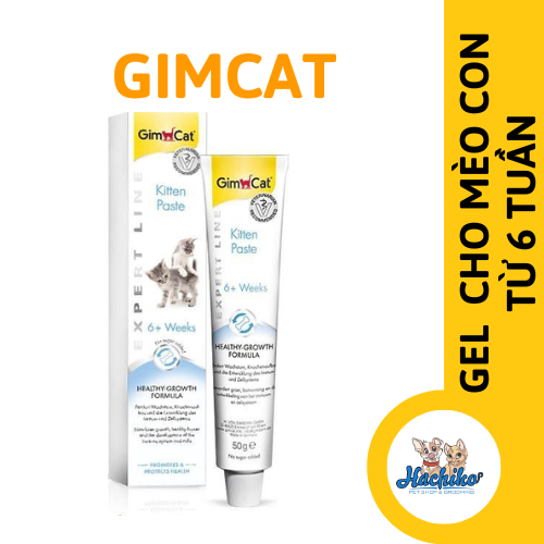 Gimcat gel kitten paste 50gr Gel dinh dưỡng cho mèo con trên 6 tuần