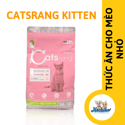 Thức ăn hạt cho mèo nhỏ Catsrang Kitten 400gr/ 1.5kg
