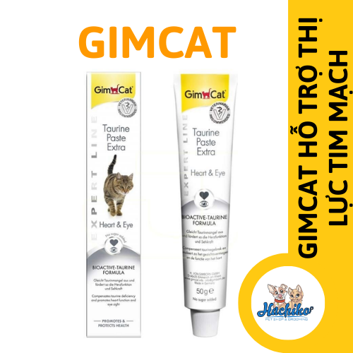 Gimcat Gel Taurine paste extra 50gr hỗ trợ thị lực & tim mạch mèo