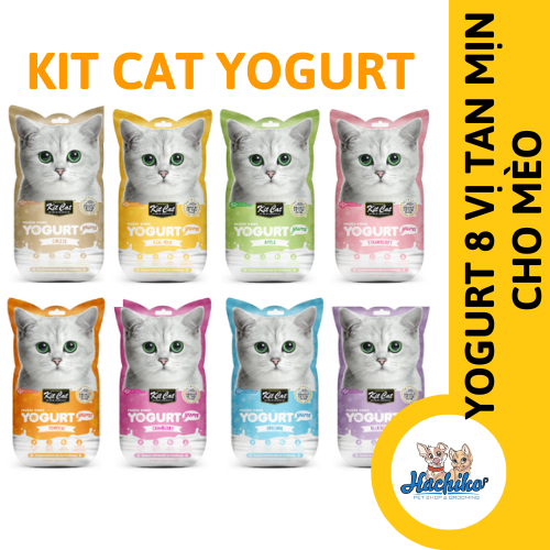 Bánh thưởng cho Mèo 8 vị thơm ngon KitCat Yogurt Yums - 80gr 10 viên