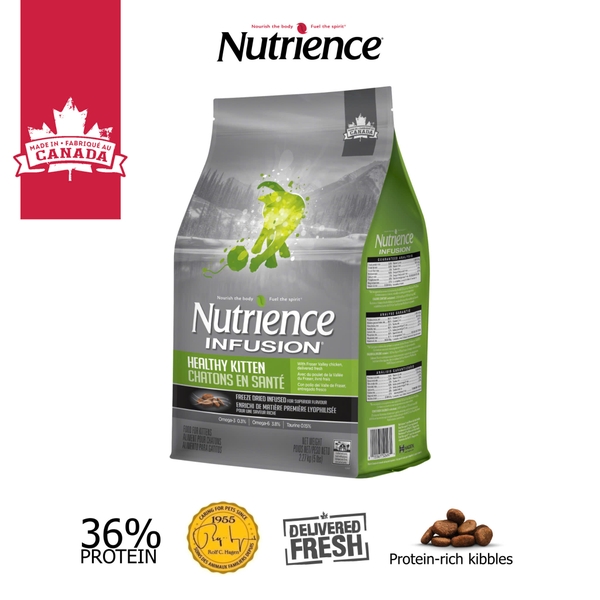 Thức ăn cho chó con giống nhỏ Nutrience Infusion vị Thịt gà và rau củ quả tự nhiên 0.5kg