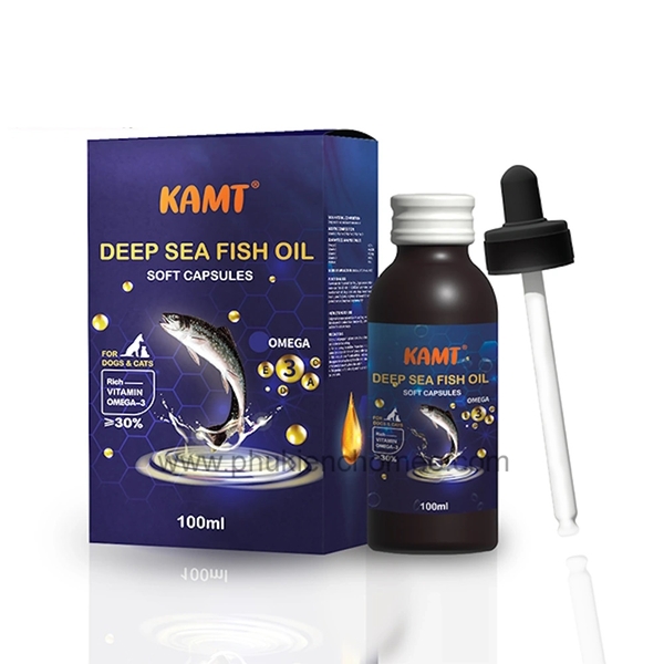 Dầu cá chó mèo dạng nước KAMT Omega 100ml