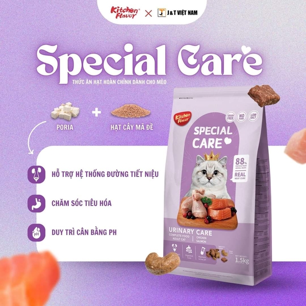 Kitchen Special Care Urinary Adult Cat 1.5kg - Thức ăn tiết niệu cho mèo