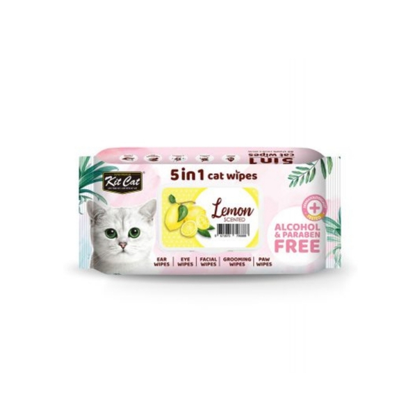 Khăn ướt kháng khuẩn mèo hương chanh - lemon