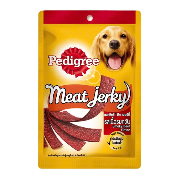 Bánh xương Pedigree Meat Jerky cho chó - Vị bò xông khói 80gr