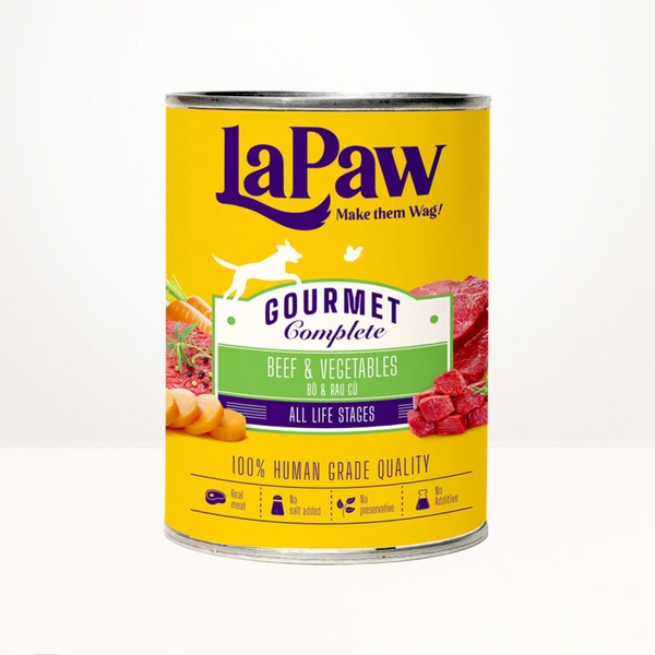 Pate cho chó Lapaw Gourmet - 375gr
