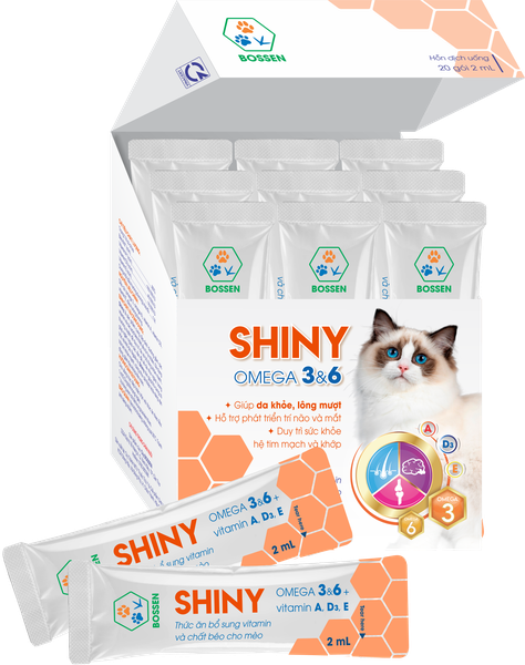 BS Shiny Dầu cá hồi mượt lông cho Mèo ( đơn giá hộp ) 1H20G