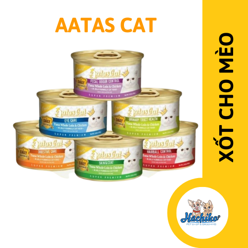 Pate mèo Aatas Cat mèo hỗ trợ chức năng 80gr