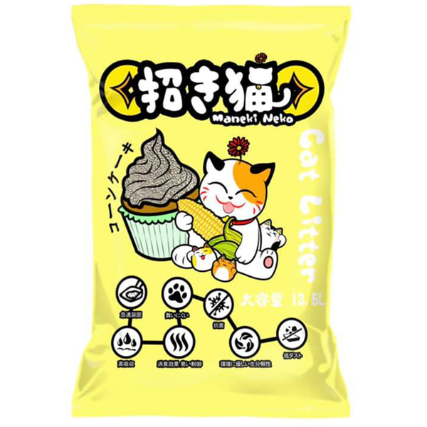 Cát vệ sinh đất sét Maneki Neko 5L cho Mèo công nghệ Nhật Bản