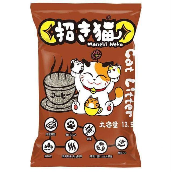 Cát vệ sinh đất sét Maneki Neko 5L cho Mèo công nghệ Nhật Bản