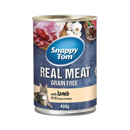 Pate mèo lớn Snappy Tom dinh dưỡng cho mèo - Lon 400gr
