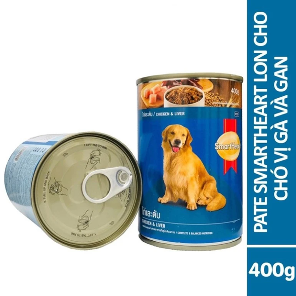Pate cho Chó Smartheart dạng lon - 400gr