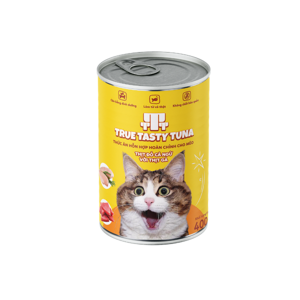 Pate cho mèo TTT Tuna red meat topping - 400gr