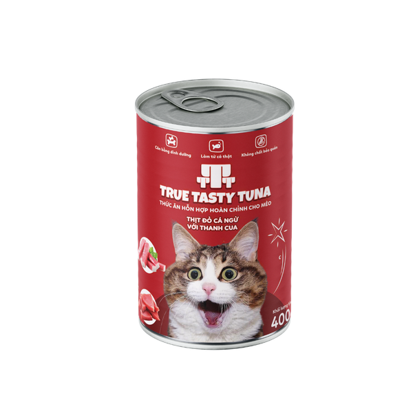 Pate cho mèo TTT Tuna red meat topping - 400gr