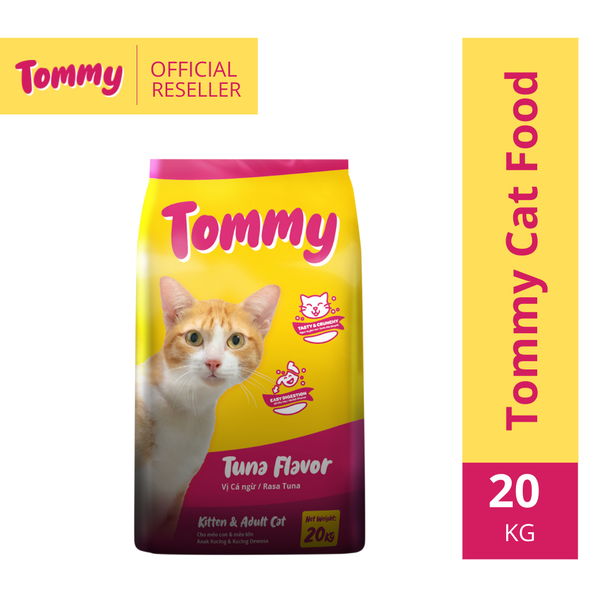 Thức ăn dành cho mèo con & mèo lớn vị cá ngừ TOMMY Tuna flavor KITTEN & ADULT