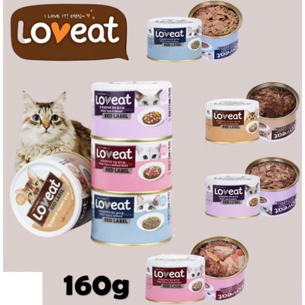 Pate lon cho mèo Loveat Redlabel - 160gr