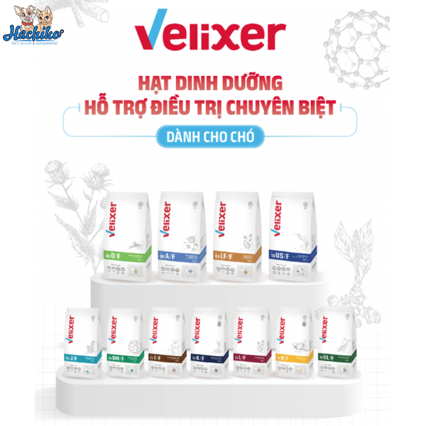 Velixer O/F Obesity thức ăn Chó trị liệu béo phì 1.5kg