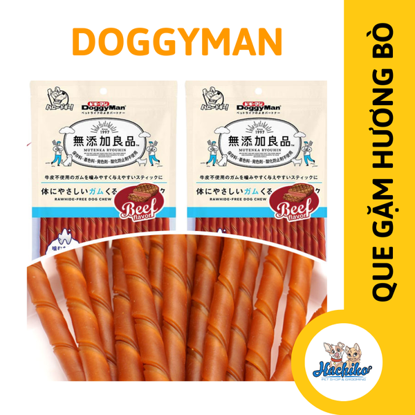 Que gặm hương bò Doggy Man 120gr