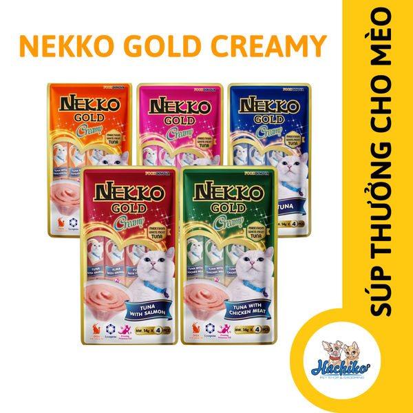 Súp thưởng cho Mèo Nekko Gold Creamy Thái Lan - 70gr