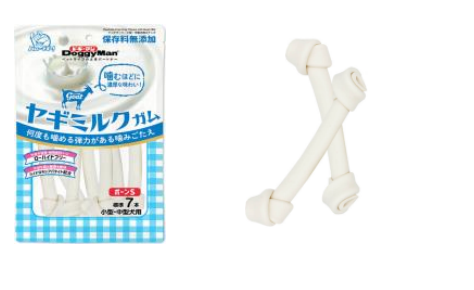 Xương nơ sữa dê cho chó size S Doggyman