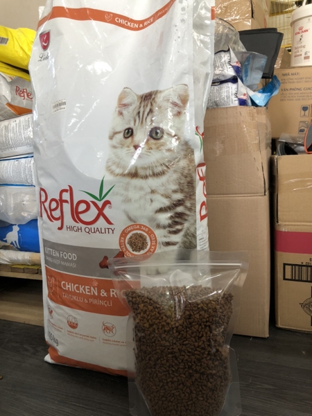 PF Reflex trắng Kitten 1kg chiết lẻ thức ăn mèo con