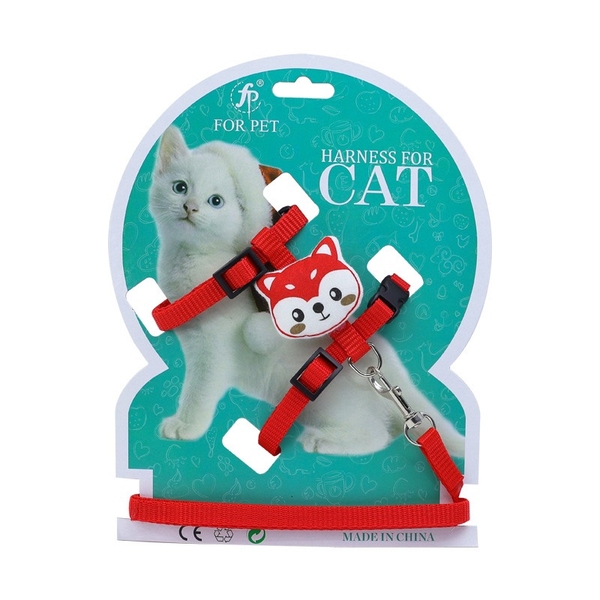 SPet dây yếm mèo gắn hoạt hình 1.0cm