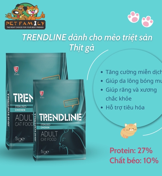 Thức ăn cho Mèo Trendline Thổ Nhĩ Kỳ Trendline 4 loại