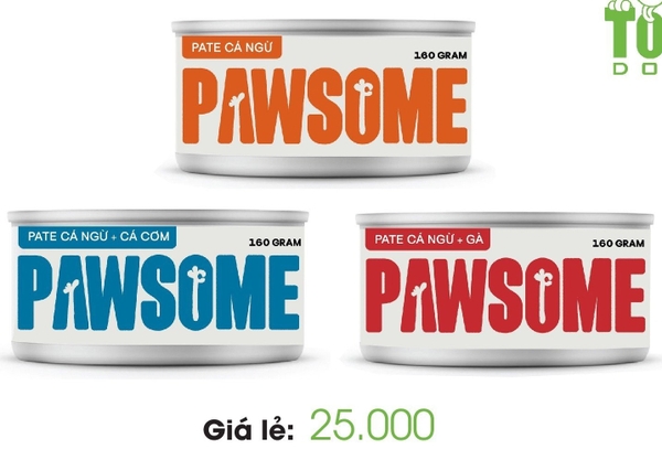 Pate cho mèo Pawsome 160gr