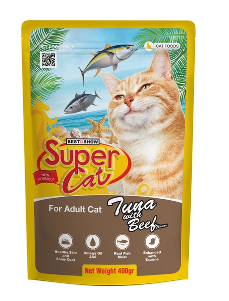 Pate SuperCat dành cho mèo con và mèo trưởng thành - 400gr
